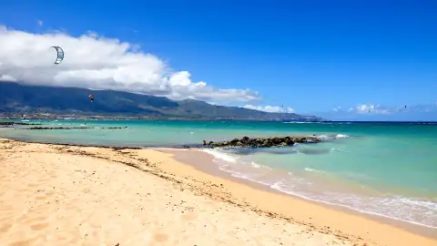 A beach in Hawaii