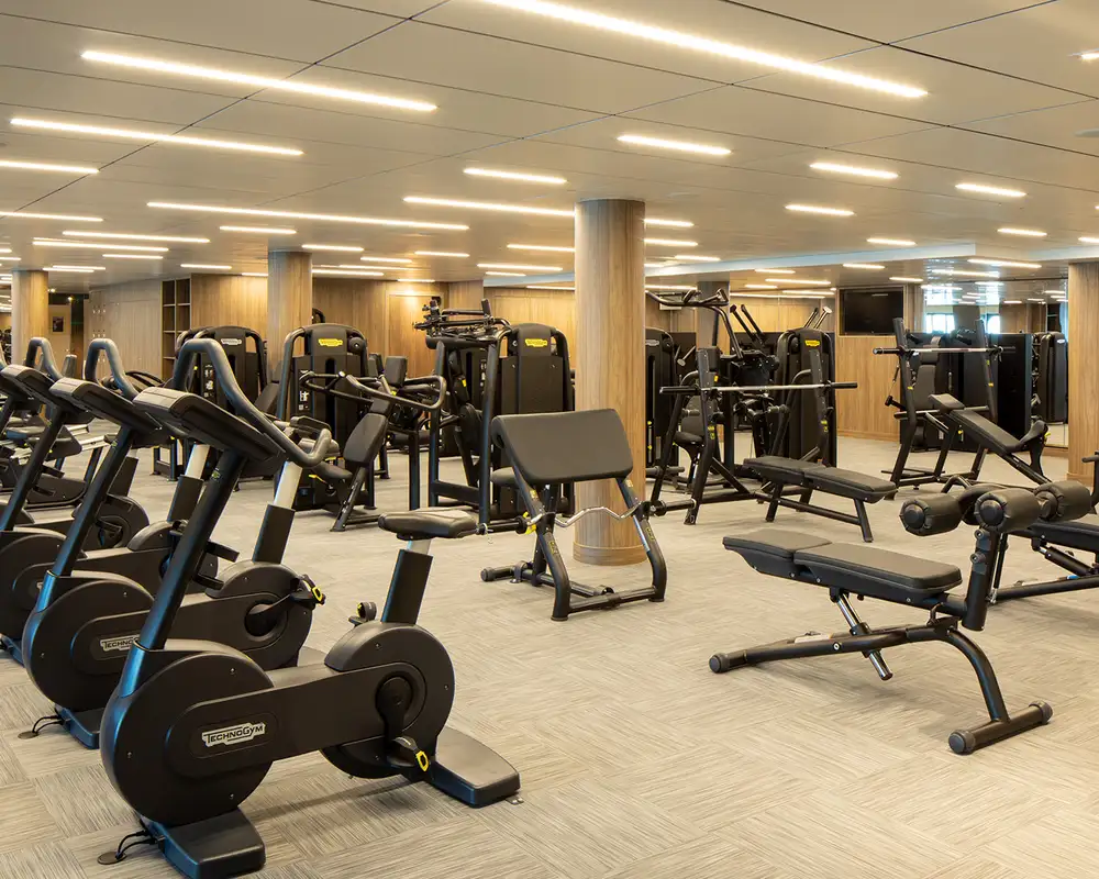 A Gym on a P&O Cruise Ship