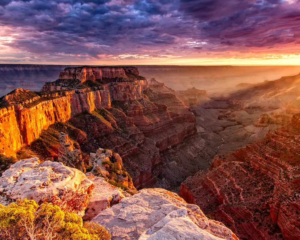 The Grand Canyon at Sunset