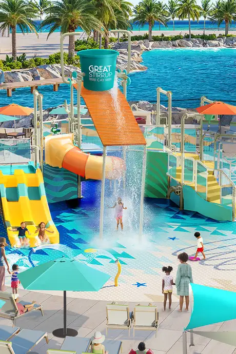 A View of Splash Harbour in Great Stirrup Cay