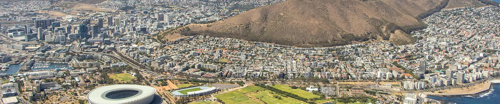 An Aerial Image of Cape Town, South Africa