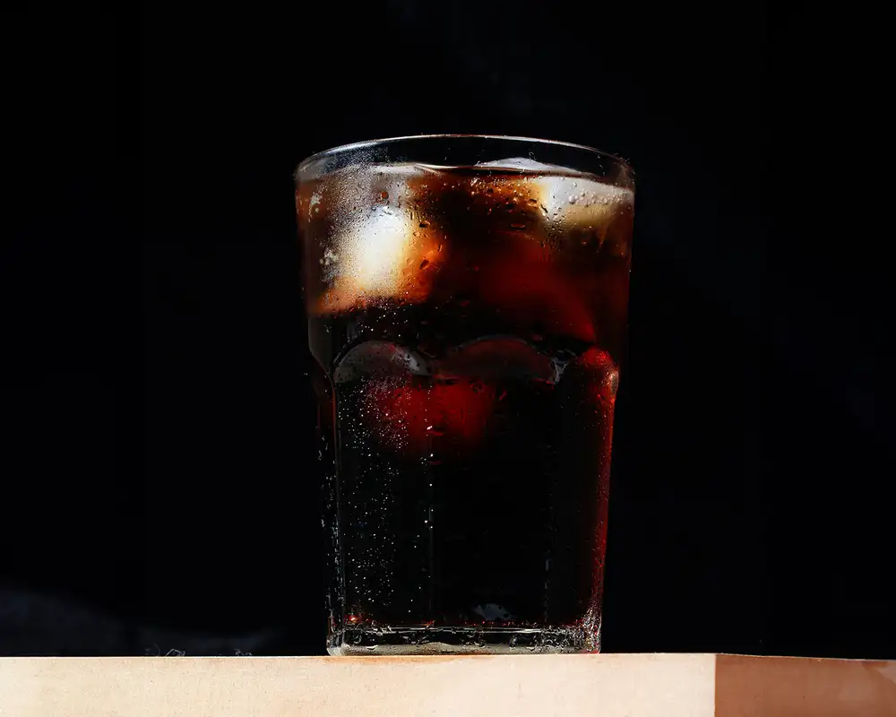 A Glass of Coca Cola