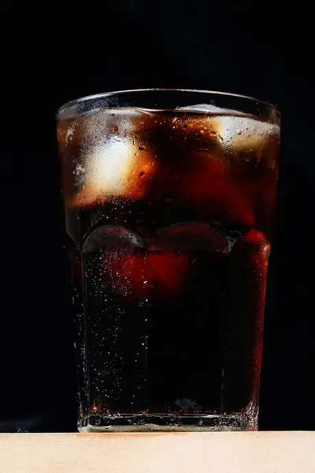 A Glass of Coca Cola