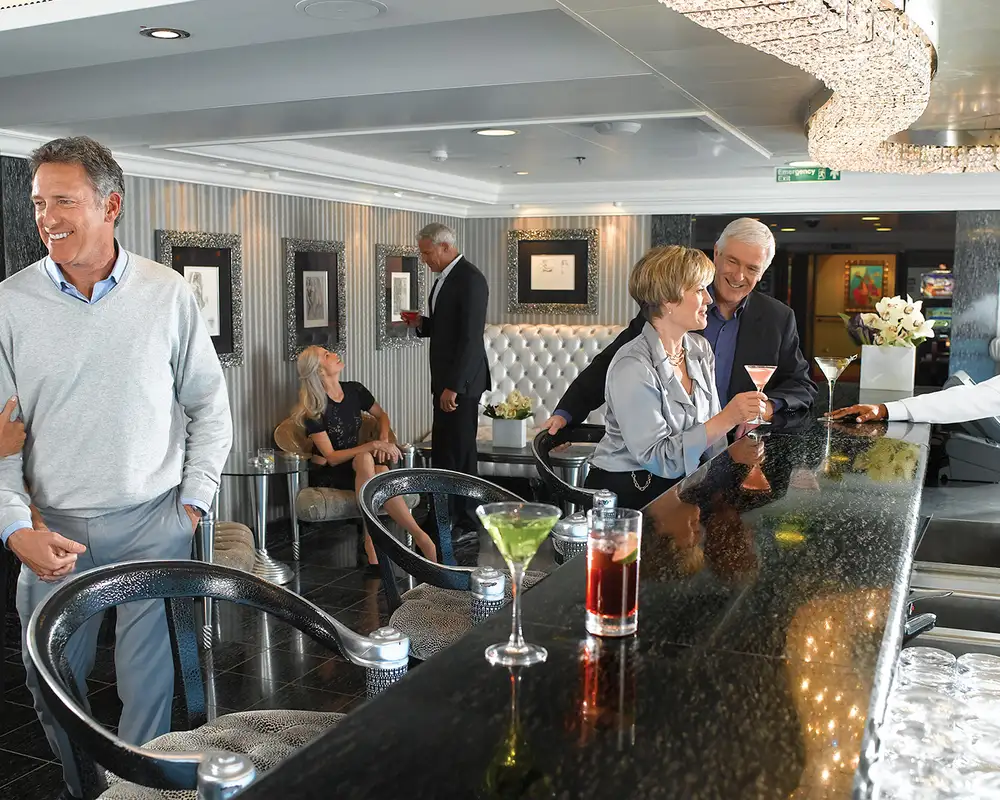A Bar on an Oceania ship