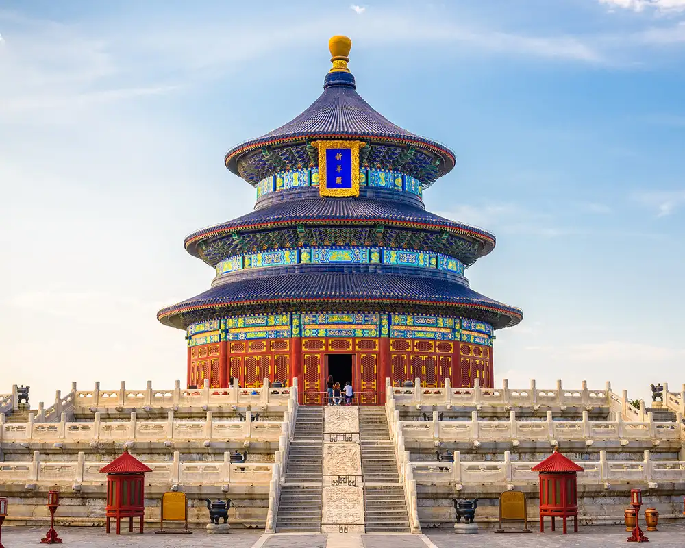 A View of the Temple of Heaven in Beijing, China