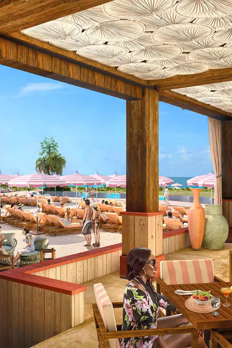 The Dining area in Pearl Cove on Celebration Key