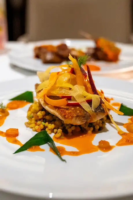 A dish served at Le Voyage on Celebrity Ships