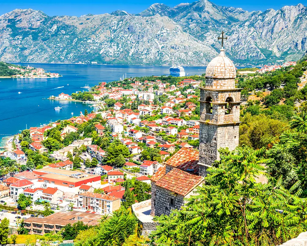 An Aerial View of Kotor, Montenegro