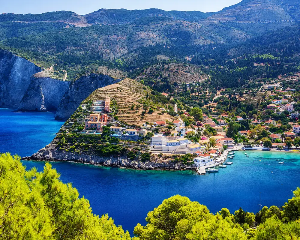 An Aerial View of Kefalonia