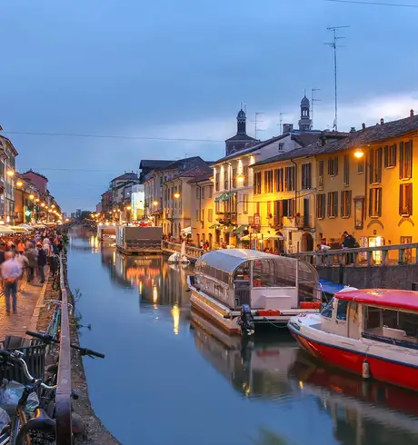 A Canal in Italy