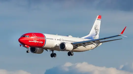 A Norwegian Air Plane
