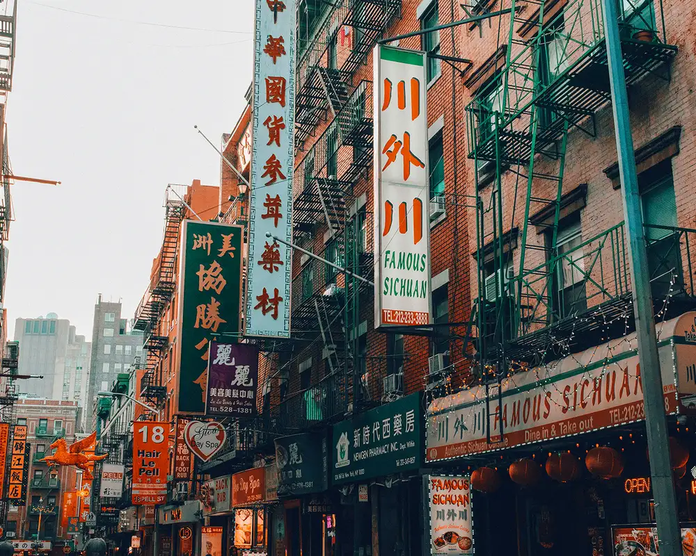 China Town in New York