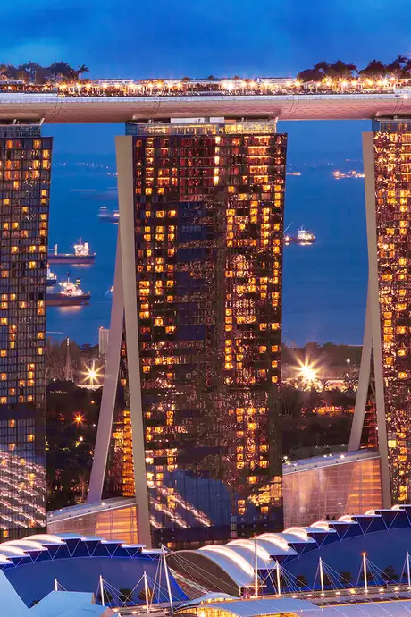 Sands Skypark Observation Deck overlooking Singapore