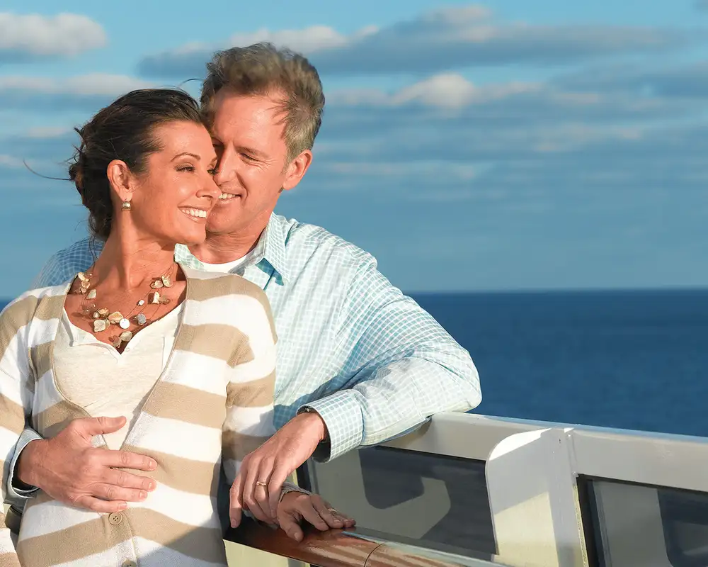 A Couple on an Oceania Ship