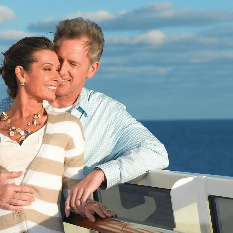 A Couple on an Oceania Ship