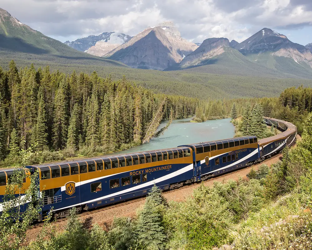 The Exterior of the Rocky Mountaineer