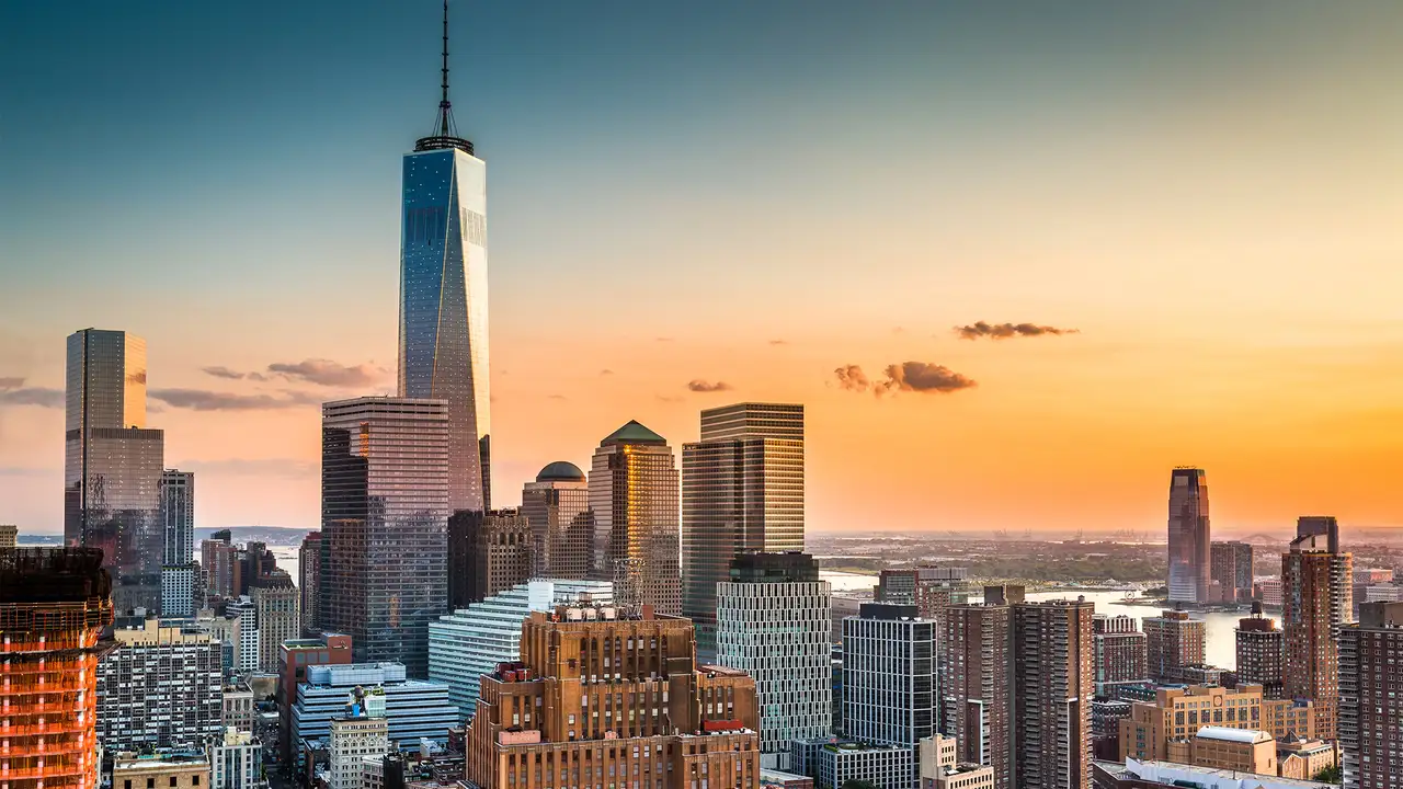 The skyline of New York
