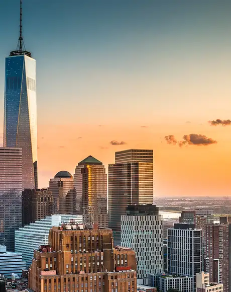The skyline of New York
