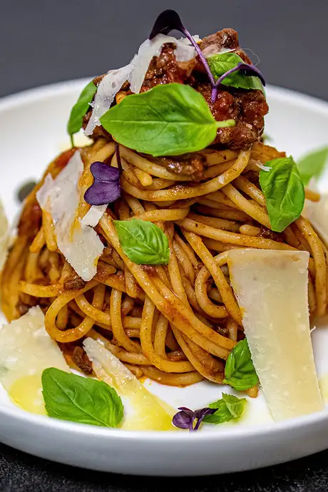 A Fancy plate of pasta
