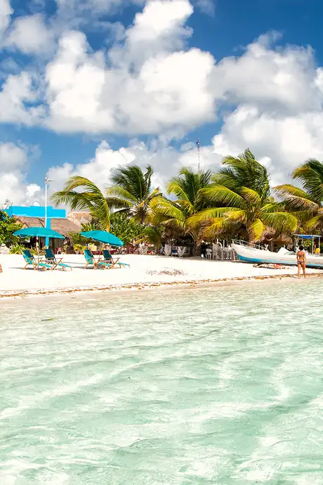 The shore of Costa Maya