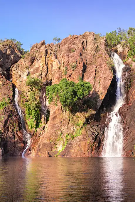 A View of a Waterfall in Darwin, Australia