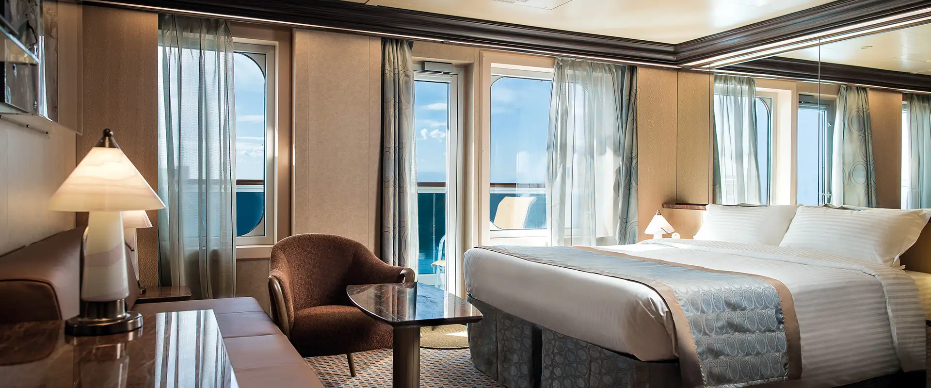 A Suite aboard a Costa Ship