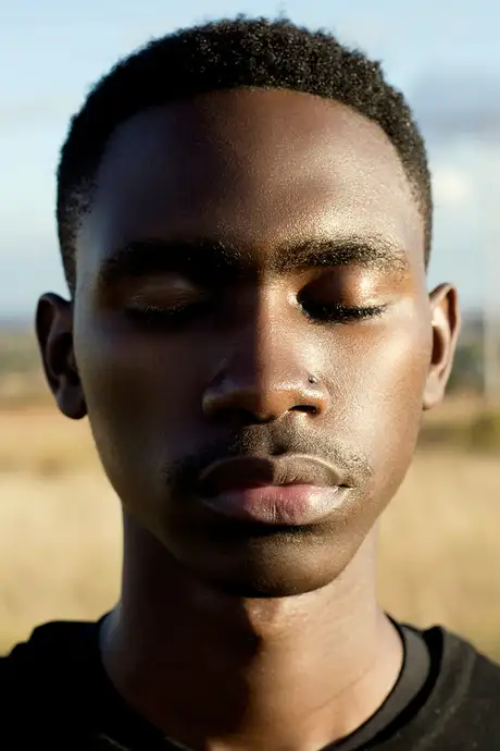 A Man with his Eyes Closed