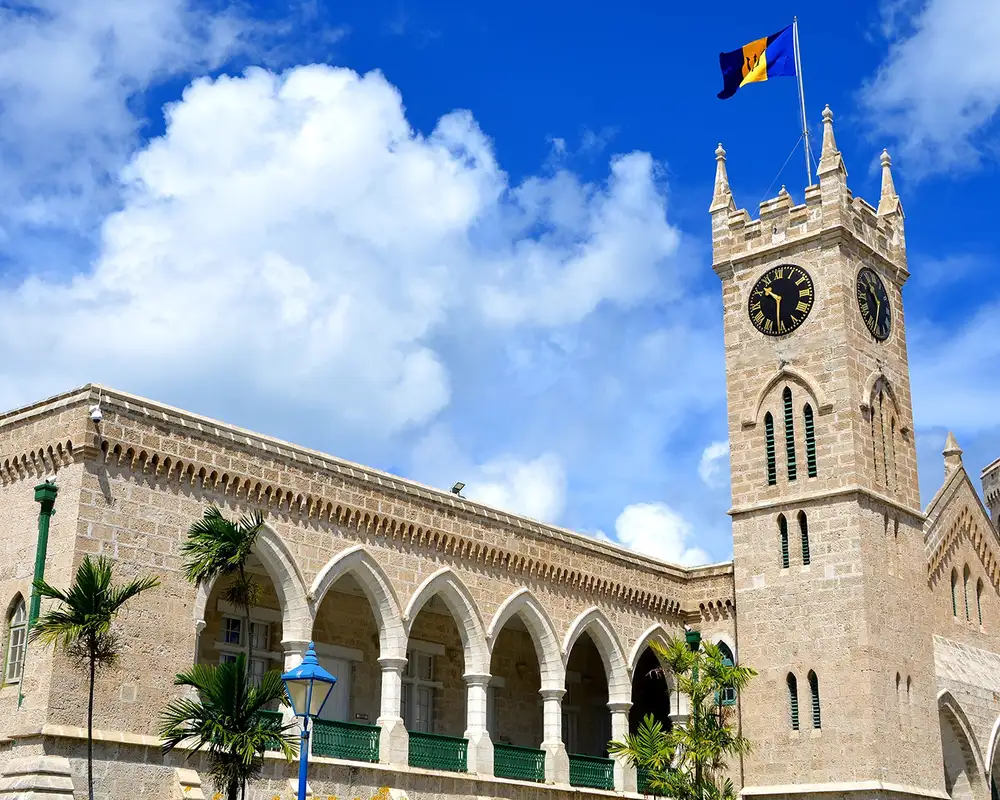 A View of the Parliament Buildings in Bridgetown, Barbados