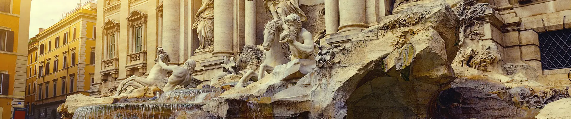 The Trevi Fountain in Rome