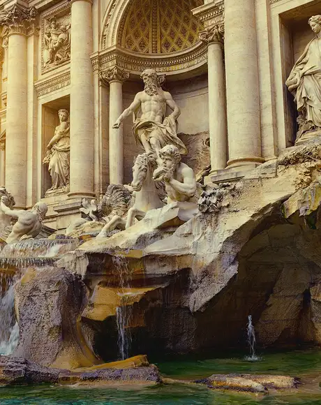 The Trevi Fountain in Rome