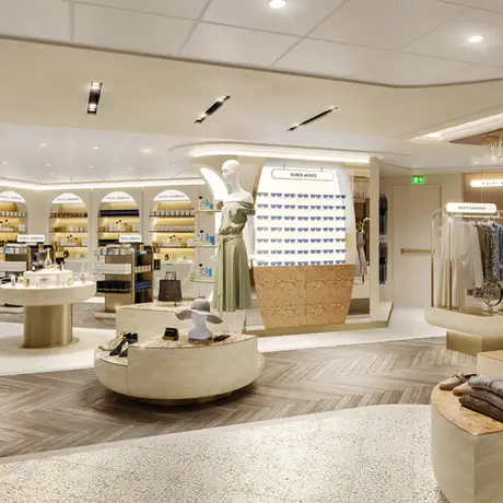 A View of a Boutique aboard the Oceania Sonata