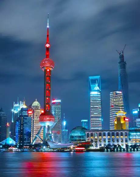A View of the Shanghai skyline