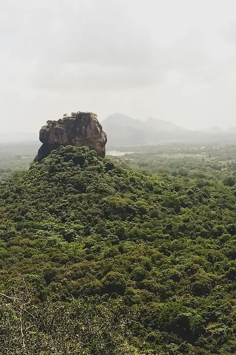 A View of Pidurangala in Sri Lanka