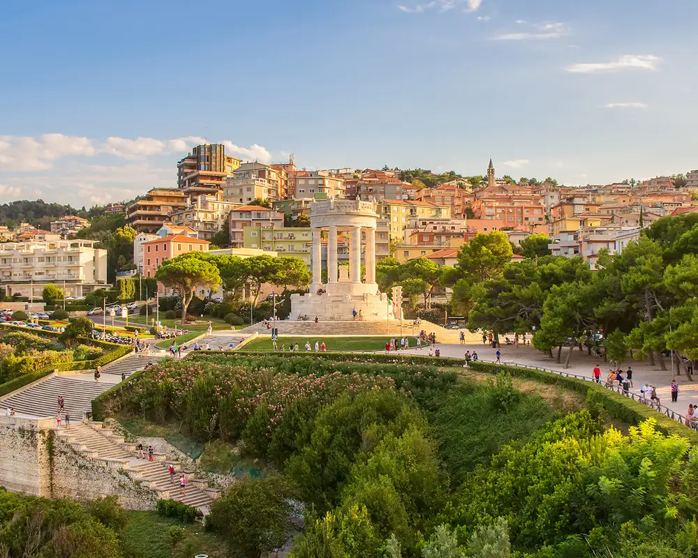 A View of the Skyline of Ancona, Italy