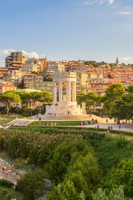 A View of the Skyline of Ancona, Italy