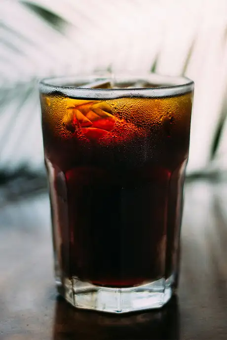 A Glass of Coca Cola