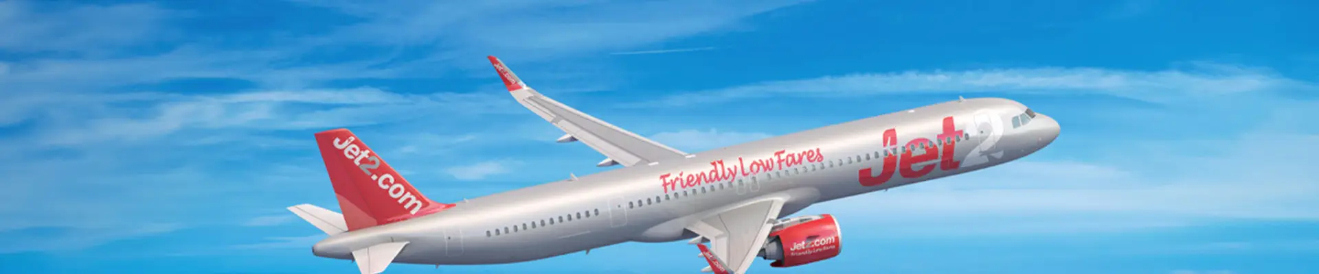 A Jet2 Plane in the Clouds