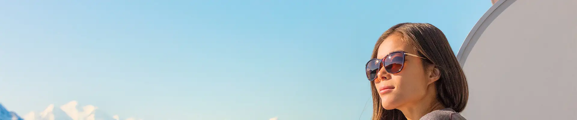 A woman looking out over the ocean