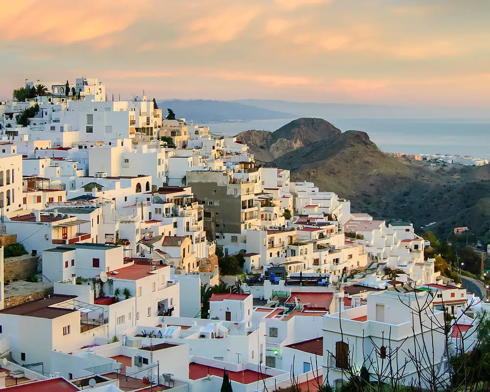 A View of the Skyline of Almeria, Spain