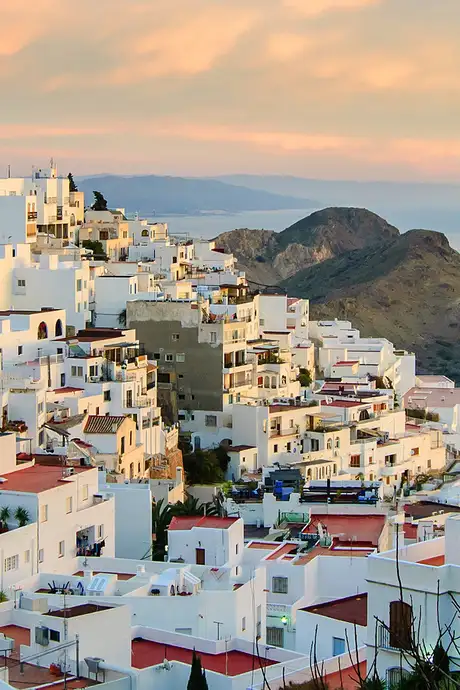 A View of the Skyline of Almeria, Spain