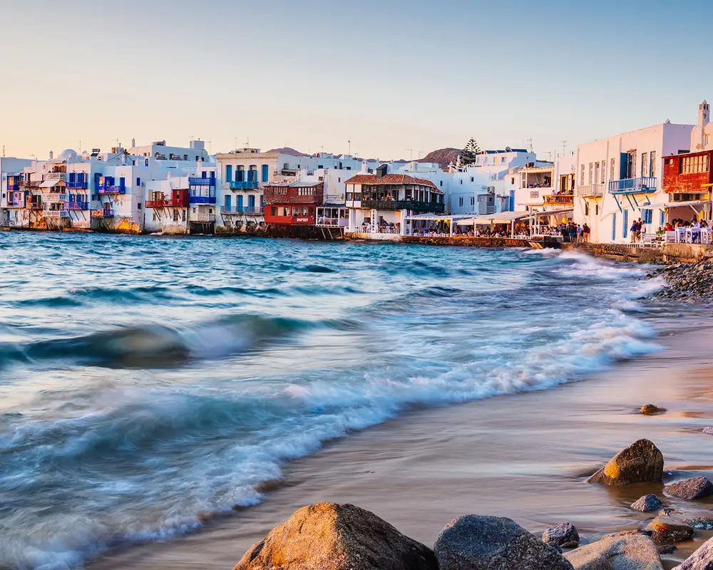 The shore of Santorini