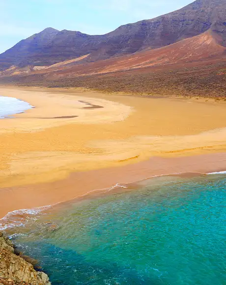 A beach in Fuerteventura