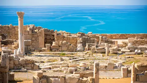 A View of Ruins in the Mediterranean