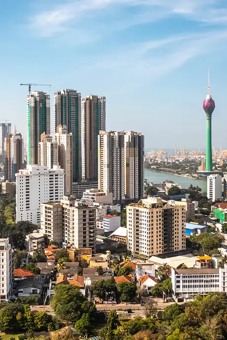The Skyline of Colombo, Sri Lanka