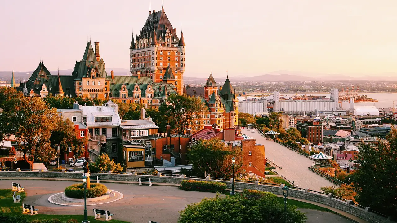 An image of buildings in Canada