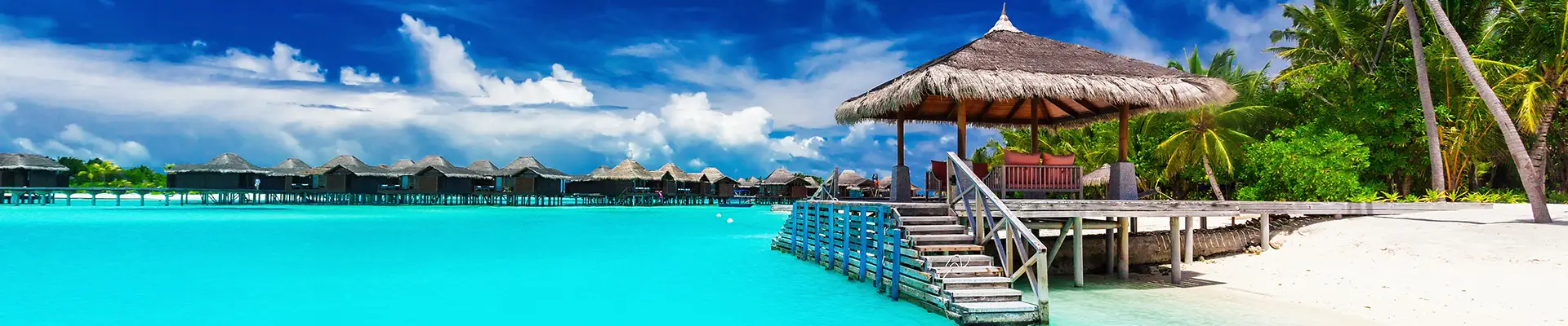 A beach on the French Polynesian Island of Bora Bora.