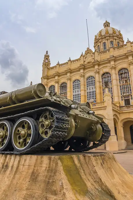 A View of the Museum of The Revolution in Havana, Cuba