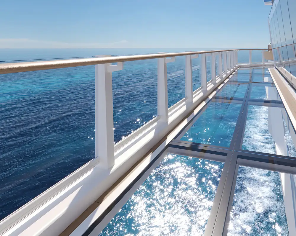 The Oceanwalk aboard Norwegian Luna