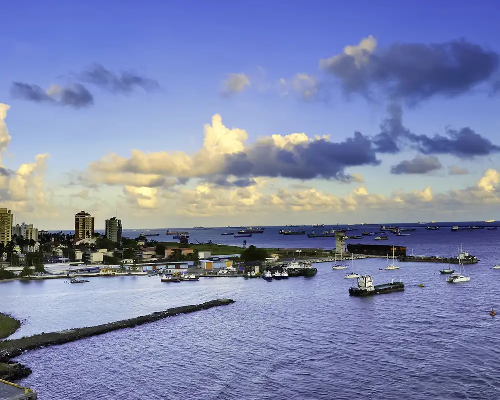 Aerial view of Panama