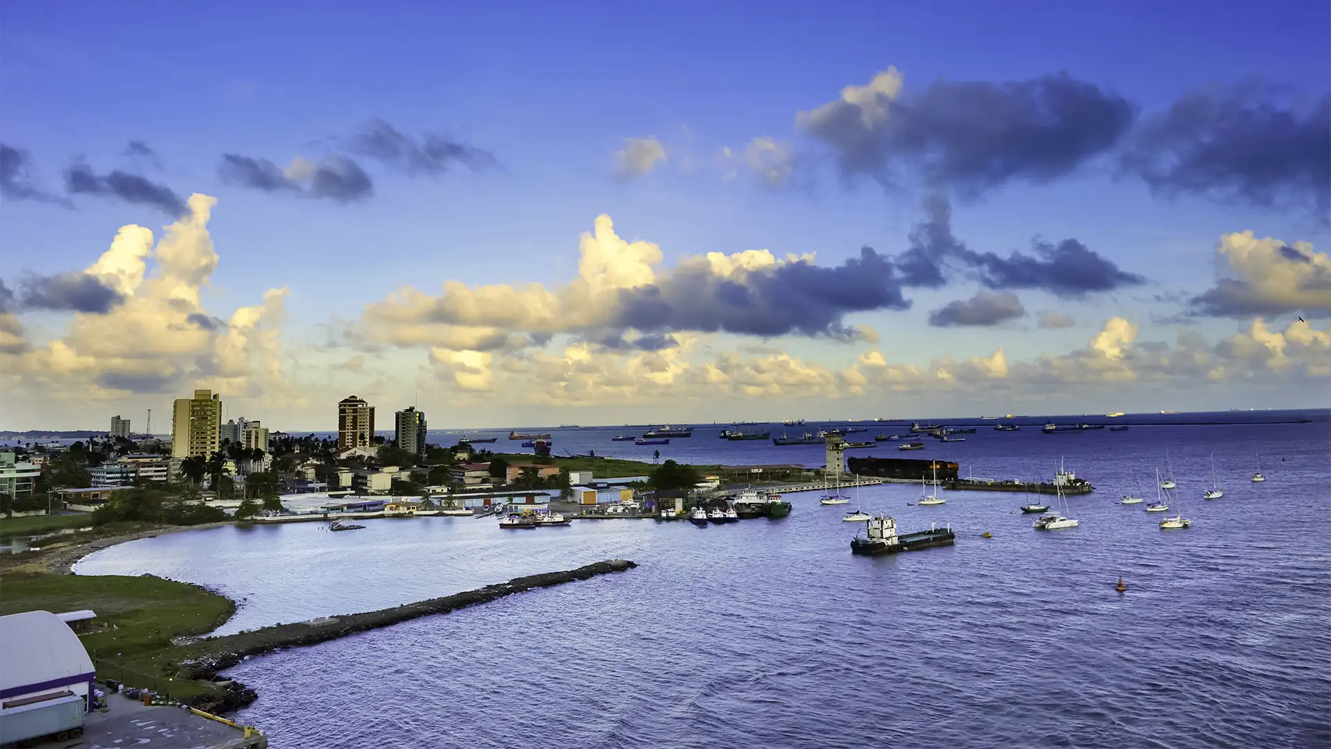 Aerial view of Panama